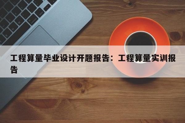 工程算量毕业设计开题报告：工程算量实训报告